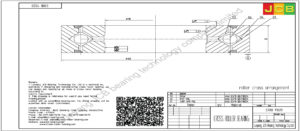 CRBB11020 CROSSED ROLLER BEARING