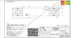 CRBH4510 A UU crossed roller bearing